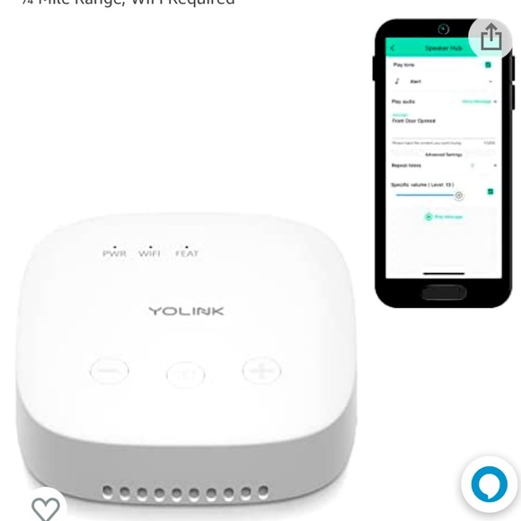 NWT YoLink Speaker Hub - Smart Home Speaker Hub New Unopened Package - Picture 1 of 3
